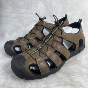 O'Rageous Men's River Sandals Brown Outdoor Hiking Sandals size 13D